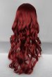 Burgundy Long Lolita Cosplay Wig