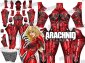CARNAGE GWEN Dye-Sub Printed Spandex Lycra S-guy Costume
