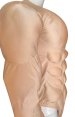 Carnation Spandex Muscle Padding Upper Bodysuit