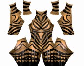Catherine Succubus Skin Color Printed Spandex Lycra Costume