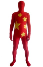China Flag Zentai Suit