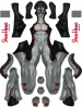 Cinder Fur Printed Spandex Lycra Costume