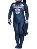 Classic Black Symbiote Kids Printed S-guy Zentai Suit with 3D Shades