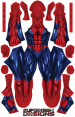 Comic S-guy Printed Spandex Lycra Cosplay Costume