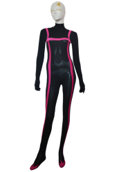 Condesce Costume- Black and Fushia Spandex Lycra Catsuit
