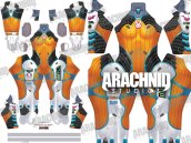 D VA BLUEBERRY Overwatch Dye-Sub Printed Spandex Lycra Costume