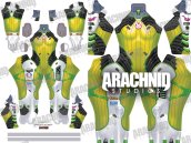 D VA LEMON-LIME Overwatch Dye-Sub Printed Spandex Lycra Costume