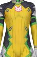 D VA Lemon Lime Printed Spandex Lycra Zentai Costume
