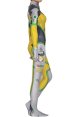 D VA Lemon Lime Printed Spandex Lycra Zentai Costume