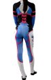D Va Overwatch Upgraded Costume | Printed Spandex Lycra with Shiny Metallic and Cotton Padding