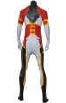 D VA Overwatch VER3 Carbon Fiver Printed Spandex Lycra Costume with Shiny Metallic and Cotton Padding