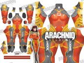 D VA SAN FRANCISCO SHOCK Overwatch Dye-Sub Printed Spandex Lycra Costume