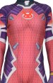 D VA White Rabbit Printed Spandex Lycra Zentai Costume