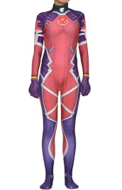 D VA White Rabbit Printed Spandex Lycra Zentai Costume