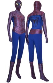 Dark Purple and Blue Spandex Lycra S-guy Zentai