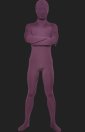 Dark Purple Full Body Suit | Spandex Lycra Unisex Full Body Zentai Suit