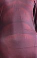 Dark Red 3D Muscle Shades and Comb Printed Zentai Suit