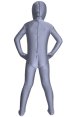 Dark Silver Spandex Lycra Kid's Zentai Suit