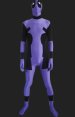 Deadpool Costume - Purple and Black Zentai Suit