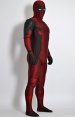Deadpool DarK Red Printed Spandex Lycra Bodysuit with Padding and Rubber Lenses