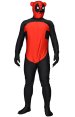 Deadpool / Panda Black and Red Spandex Lycra Full Bodysuit