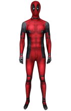 Deadpool Wade Wilson no Belt Pattern Printed Spandex Lycra Costume