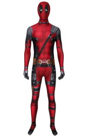 Deadpool Wade Wilson Printed Spandex Lycra Costume