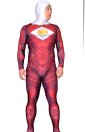 Dinored Power Ranger Printed Spandex Lycra Costume with 3D Muscle Shades