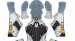 Dva Silk Black Cat Printed Spandex Lycra Costume