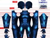 Earth 11 Superwoman v1 Printed Spandex Lycra Costume