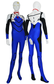 Evangelion Costume | Blue and Black Spandex Lycra Catsuit