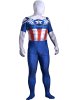 Falcon Captain America Costume | Printed Spandex Lycra with 3D Muscle Shading
