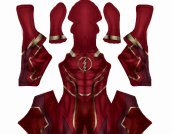 Flash Injustice Printed Spandex Lycra Costume