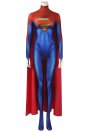 Flash point Super Woman Super Girl Printed Spandex Costume with Cape