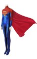 Flash point Super Woman Super Girl Printed Spandex Costume with Cape