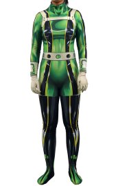 Froppy V1 Printed Spandex Lycra SuperHero Costume no Hood