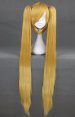 Gold Long Double-polytail Cosplay Wig!VOCALOID! Miku's Cosplay Wig!