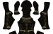 Golden Jaguar Printed Spandex Lycra Costume