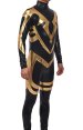 Goldust Costume - Shiny metallic Wrestling Outfit
