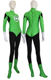 Green Lantern Costume | Green and Black Spandex Lycra Zentai Suit