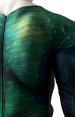 Green Lantern Printed Costume with Muscle Padding