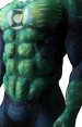 Green Lantern Printed Costume with Muscle Padding