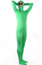 Green Open Face Zentai Suit Green Open Face Zentai Suit