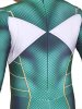 Green Power Rangers Costume | Printed Spandex Lycra with 3D Muscle Shading