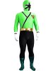 Green Power Rangers Spandex Lycra Zentai Suit