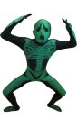 Green Screaming Skull Skeleton Zentai Suit Green Screaming Skull Skeleton Zentai Suit