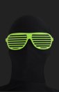 Green Shutter Shades Zentai Suit Sunglasses