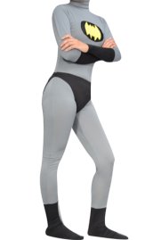 Grey B-guy Basic Spandex Lycra Catsuit
