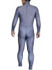 Grey B-guy Printed Spandex Lycra Zentai Costume with 3D Muscle Shading