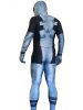 Grey Deadpool | Printed Spandex Lycra Zentai Costume with 3D Muscle Shading